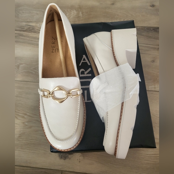 Naturalizer Shoes - Nib! Naturalizer Dylan satin pearl loafers 6.5